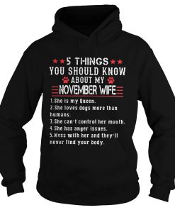 5 things you should know about my november wife shirt 1