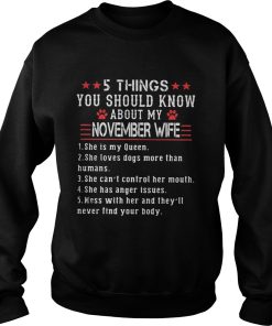 5 things you should know about my november wife shirt 1 5 things you should know about my november wife shirt 2