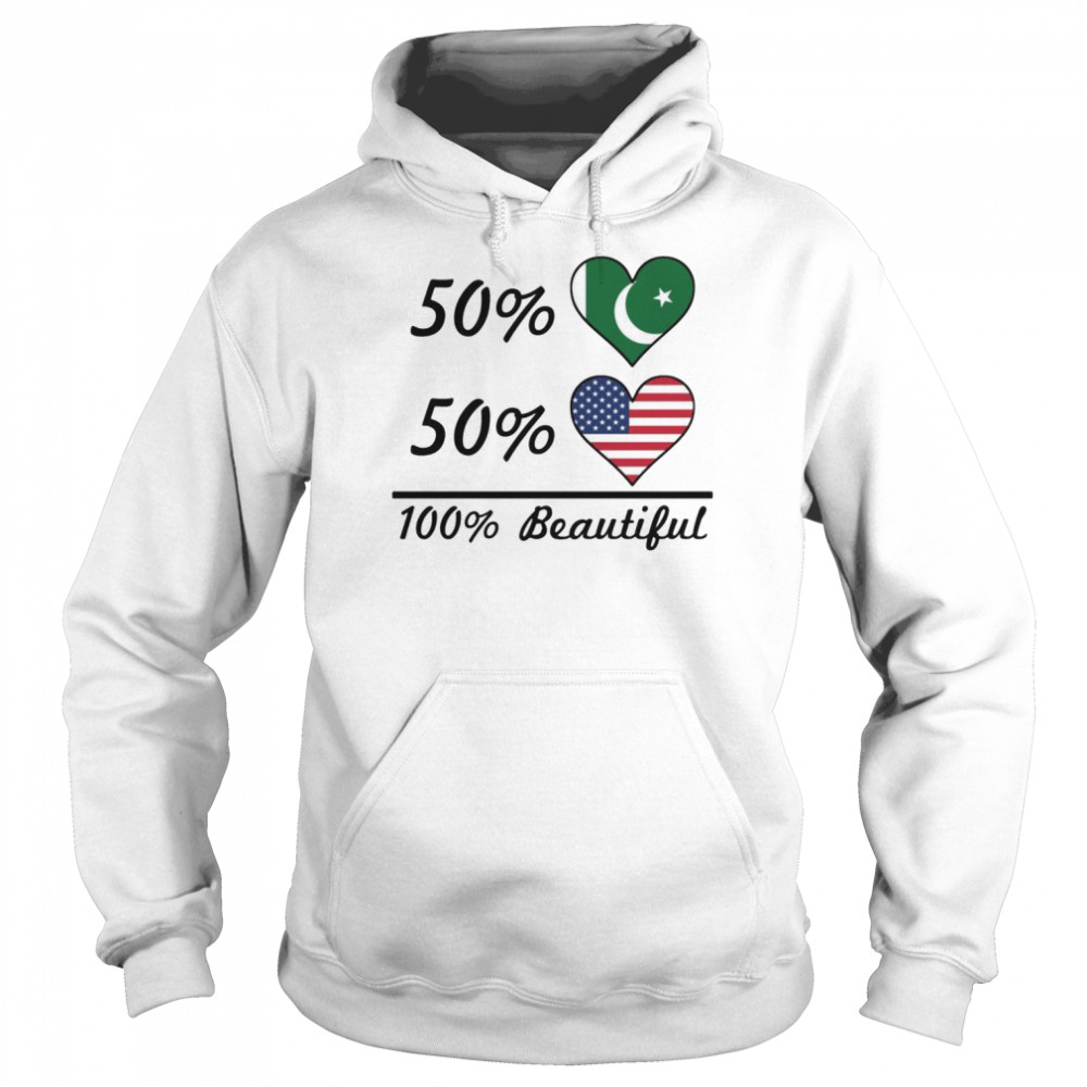 50 Pakistani Flag 50 American Flag 100 Beautiful Pakistan Shirt 50 Pakistani Flag 50 American Flag 100 Beautiful Pakistan Shirt