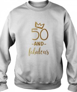 50 and fabulous birthday shirt 2