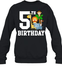 5th birthday Age 5 years old Safari Animals shirt 1 5th birthday Age 5 years old Safari Animals shirt 2