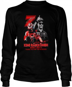 7 Kimi Raikkonen 2001 2021 thank You for the memories signature shirt 1