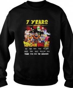 7 Years 2015-2022 Dragon Ball Signatures Thank You For The Memories Shirt 1 7 Years 2015 2022 Dragon Ball Signatures Thank You For The Memories Shirt 2