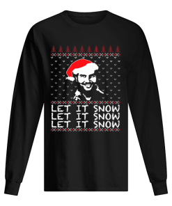 Pablo Escobar let it snow Christmas ugly sweater 1