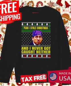Yeah I Stole Christmas Michael Scott And Never Got Caught Neither Shirt 2 Yeah I Stole Christmas Michael Scott And Never Got Caught Neither Shirt 3