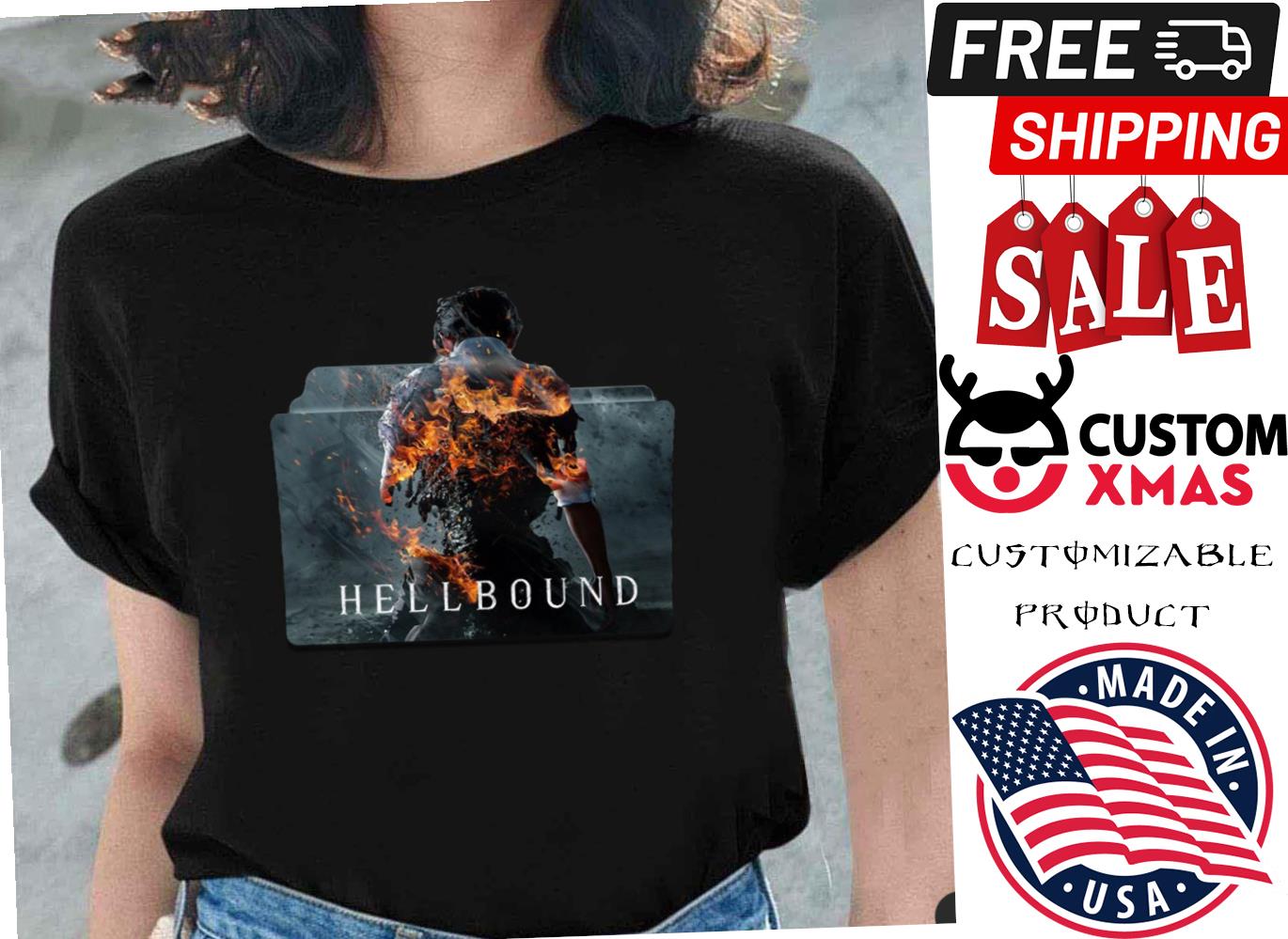 Yeon Sangho Hellbound Flame Shirt Yeon Sangho Hellbound Flame Shirt
