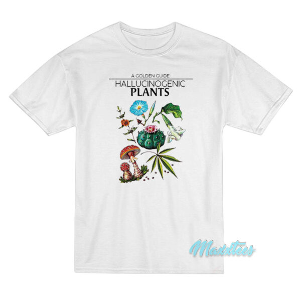 A Golden Guide Hallucinogenic Plants T-Shirt A Golden Guide Hallucinogenic Plants T-Shirt