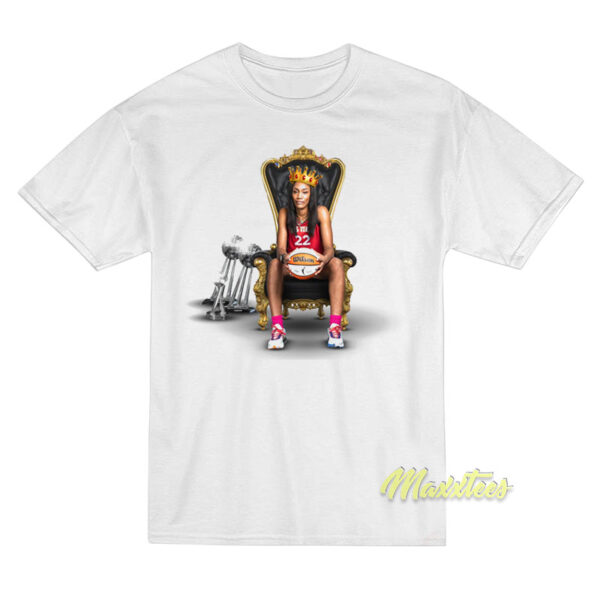 A'ja Wilson Queen MVP T-Shirt A'ja Wilson Queen MVP T-Shirt