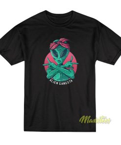 Alien Gangsta Tupac T Shirt 1