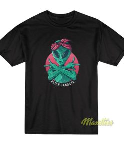 Alien Gangsta Tupac T Shirt 2