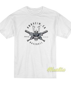 Anaheim Samurai Helmet Baseball T-Shirt 1 Anaheim Samurai Helmet Baseball T Shirt 2