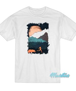 Angry Running Bear T Shirt 1