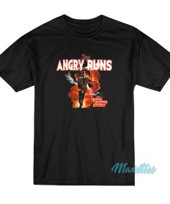 Angry Runs Good Morning Football T Shirt 1