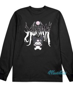 Angry Sanrio Kuromi Metal Long Sleeve Shirt 1