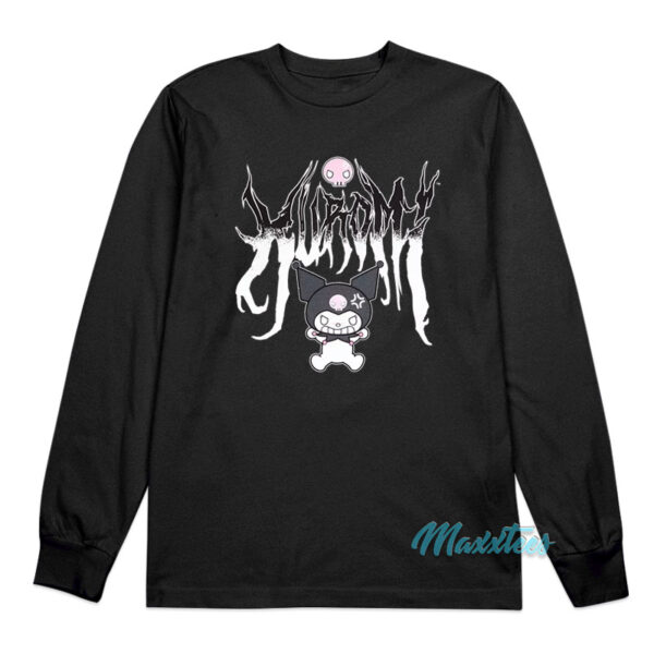 Angry Sanrio Kuromi Metal Long Sleeve Shirt Angry Sanrio Kuromi Metal Long Sleeve Shirt
