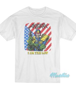 Anthrax I Am The Law T Shirt 1