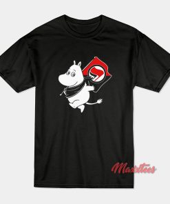 Antifa Moomin Anti Fascist T Shirt 1