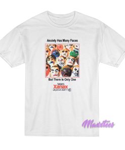 Anxiety Has Many Faces T Shirt 1
