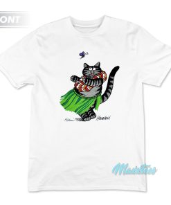 B Kliban Cat Hula Hawaii T Shirt 1