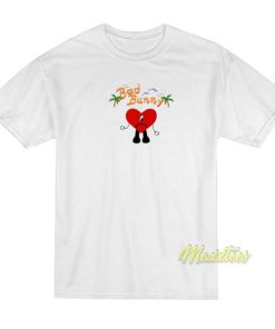 Bad Bunny Sad Heart T Shirt 2