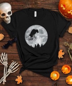 BISON Riding Moon Bike Halloween Lunar Cycling Cyclist T Shirt