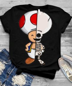 Baby Mushrooms Anime Halloween Skeleton shirt