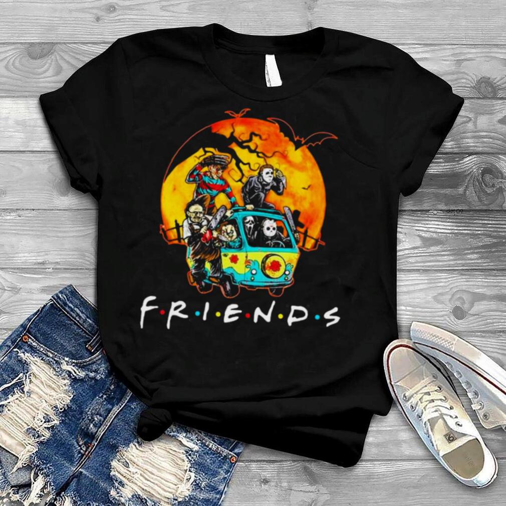 Friends Van Halloween Scooby Doo Mystery Machine Horror Movie Villains Characters T shirt Friends Van Halloween Scooby Doo Mystery Machine Horror Movie Villains Characters T shirt