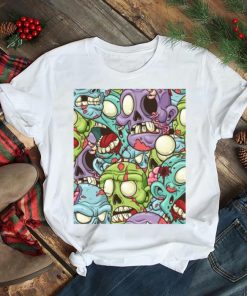 Halloween Art Zombies Love Brains Graphic shirt