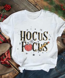 Halloween Teacher Hocus Focus Pumpkin Spooky Season T Shirt