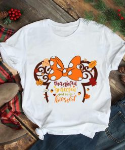 Halloween Thankful Greatful Minnie Ear shirt
