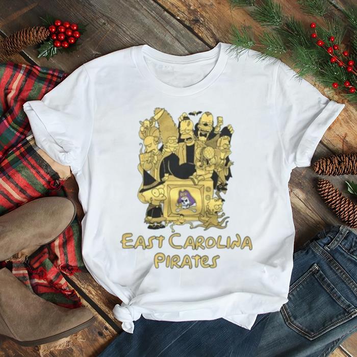 Halloween The Simpsons Family East Carolina Pirates T Shirt Halloween The Simpsons Family East Carolina Pirates T Shirt
