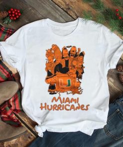 Halloween The Simpsons Family Miami Hurricanes T Shirt