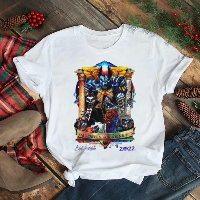Halloween horror nights 2022 artist signature series shirt Halloween horror nights 2022 artist signature series shirt