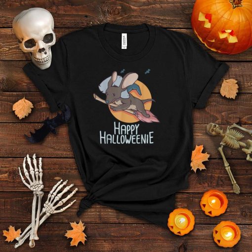 Happy Halloweenie Dachshund Sausage Dog Witch Halloween T Shirt