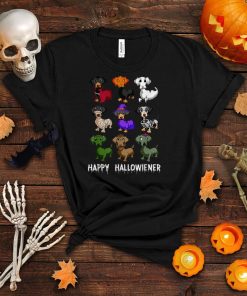 Happy Hallowiener Dachshund Halloween T Shirt
