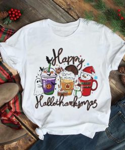 HappyHallothanksmas Halloween & Merry Christmas Thanksgiving Happy Halloween 2022 T Shirt