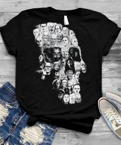 Horror Icons Skull By Halloween Characters shirt