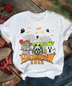 Horror Killer Style Baby Yoda Halloween shirt