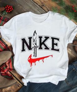 Horror Movie Character Chucky Knife Halloween Nike Logo 2023 Shirt