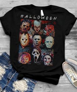 Horror Movie Character Friends Tv Show Halloween shirt