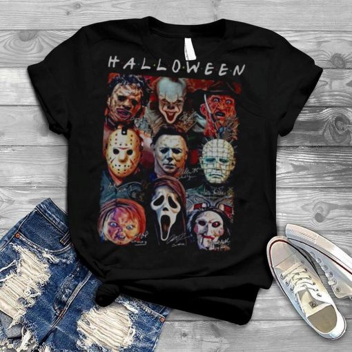 Horror Movie Character Friends Tv Show Halloween shirt