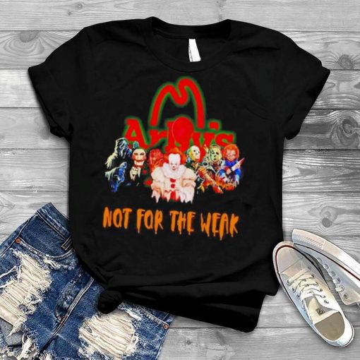 Horror Movie Characters Arby’s Not For The Weak Halloween 2023 T shirt