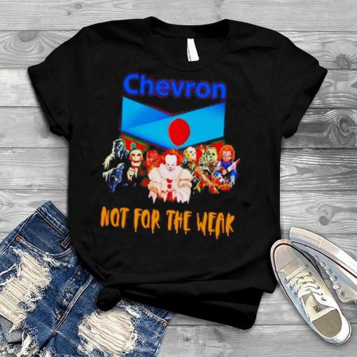 Horror Movie Characters Chevron Not For The Weak Halloween 2023 T shirt