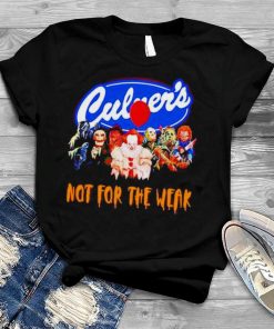 Horror Movie Characters Culver’s Not For The Weak Halloween 2023 T shirt