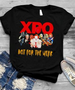 Horror Movie Characters Xpo Not For The Weak Halloween 2023 T shirt