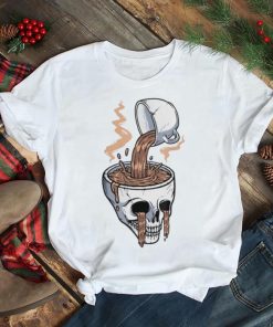 Horror Movies Skull Skeleton Coffee Halloween Costume T Shirt