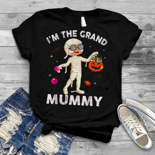 I’m The Grand Mummy Funny Grandma Halloween T Shirt
