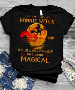 I’m The Nonnie Witch It_s Like A Normal Grandma Halloween T Shirt