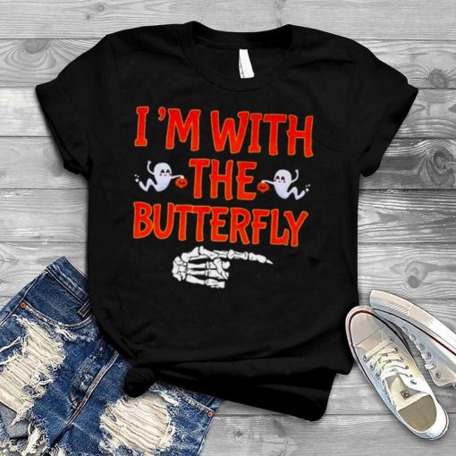 I’m with butterfly halloween shirt