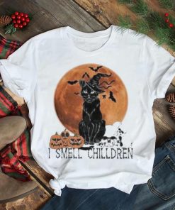 I Smell Children Black Cat Halloween Shirt
